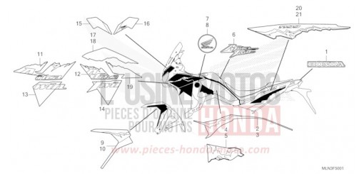 MARKE/STREIFEN (2) CRF1100A3R de 2024